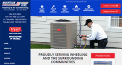 Desktop Screenshot of mountainairehvac.net