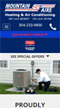 Mobile Screenshot of mountainairehvac.net